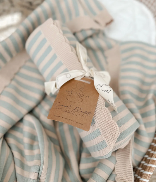 POP YA TOT - Carnival Blanket | Sage