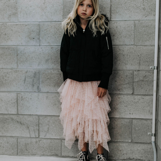 DUKE OF LONDON - Layered Tulle Skirt | Blush