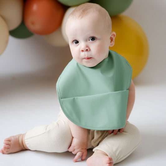 SNUGGLE HUNNY - Snuggle Bib Waterproof | Sage