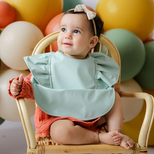 SNUGGLE HUNNY - Snuggle Bib Waterproof | Sage Frill