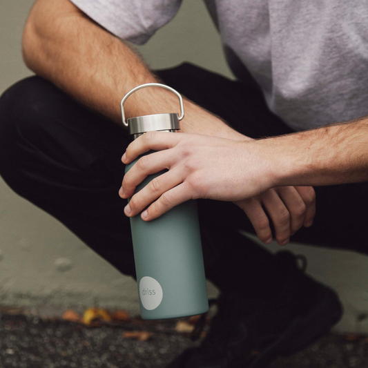 PORTER GREEN - Double Walled Insulated Drink Flask | Driss | Sherwood