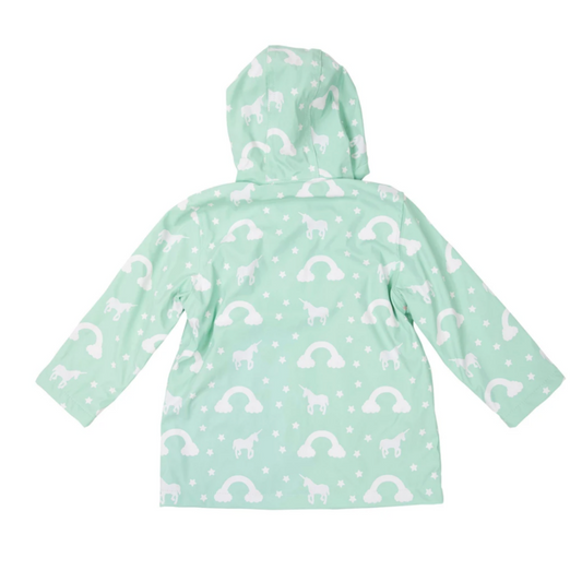 KORANGO - Colour Changing Raincoat | Mint Unicorn