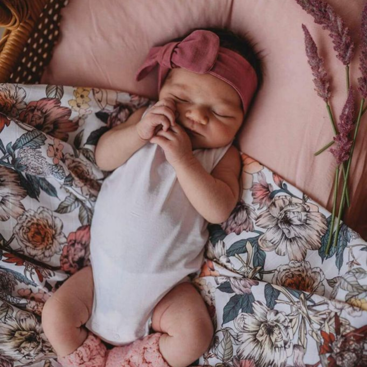 SNUGGLE HUNNY - Topknot Headband | Mauve