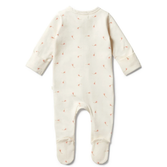 WILSON & FRENCHY - Organic Zipsuit with feet | Little Blossom