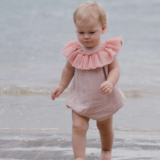 DUKES + DUCHESSES APPAREL - Musk Pink Playsuit