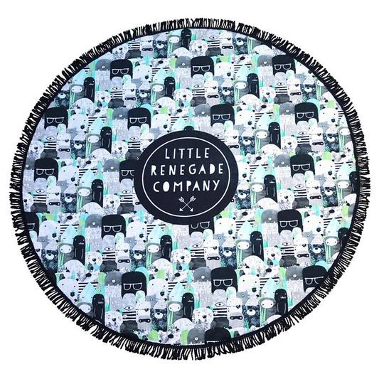 LITTLE RENEGADE COMPANY - Bears and Beasties Round Towel