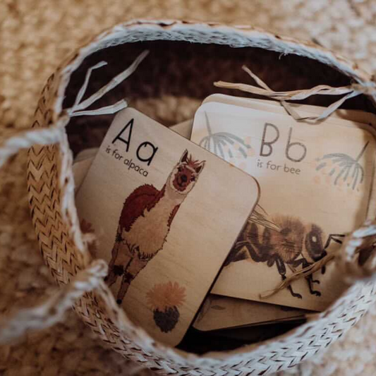 TIMBER KIDS - Kids Easy-As-ABC Timber Tiles