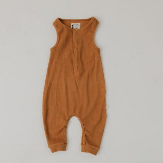 HALO & HORNS - Honey Rib Long Leg Romper