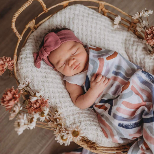 SNUGGLE HUNNY - Organic Muslin Wrap | Rainbow Baby