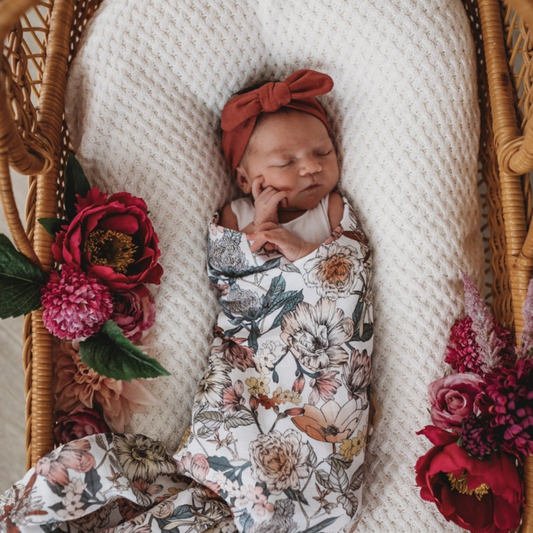 SNUGGLE HUNNY - Topknot Headband | Deep Rust