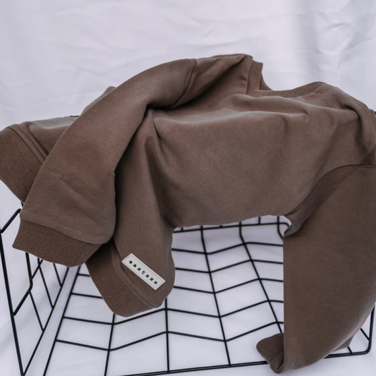 EASTAXE - Crew Decoy Jumper | Espresso