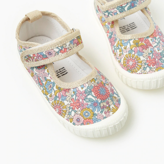 WALNUT - Liberty Mary Jane Canvas | June Blossom