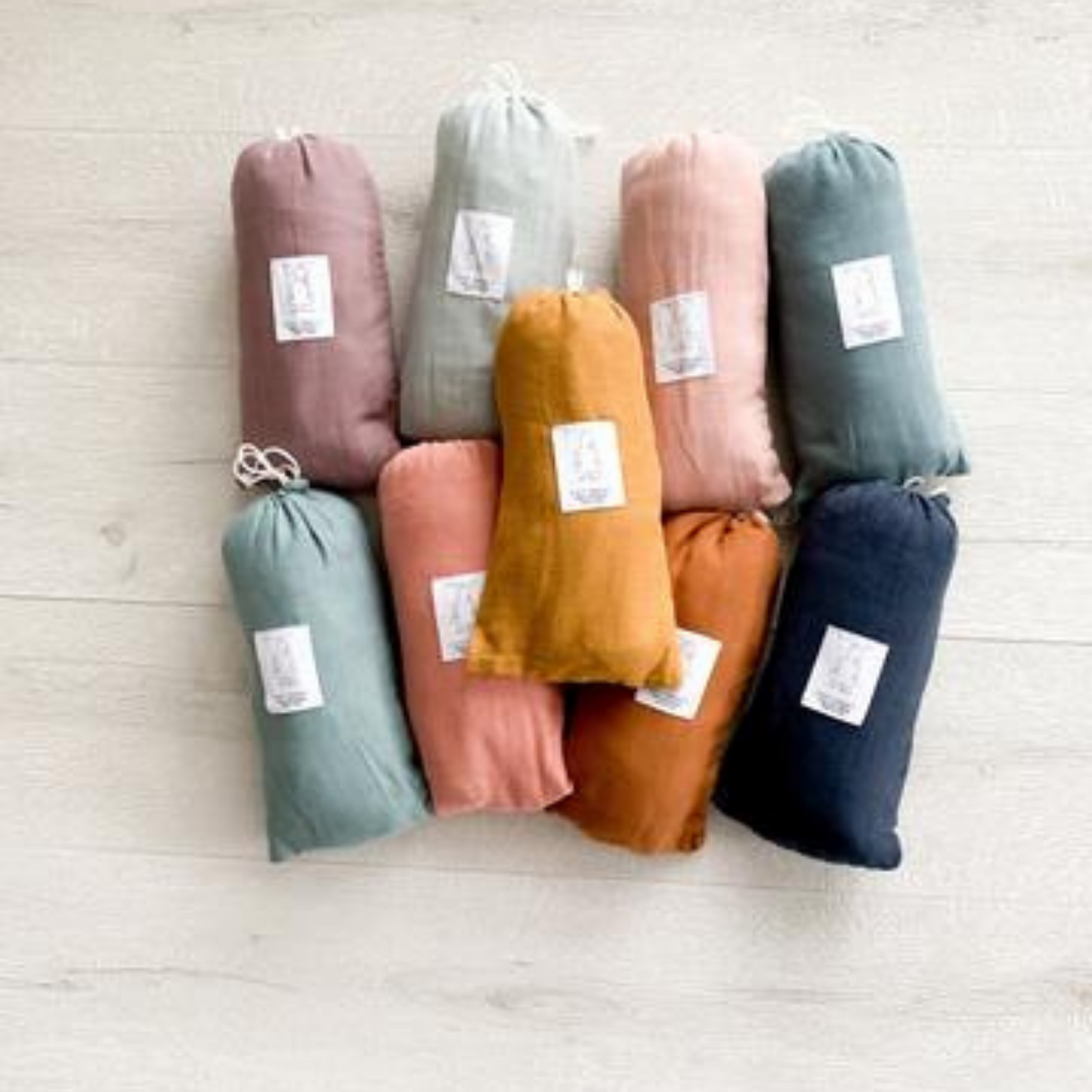 POP YA TOT - Muslin Cot Sheet | Golden Sun