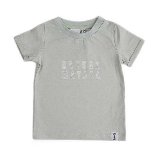 BOBBY G - Hakuna matata tee | Powder Blue