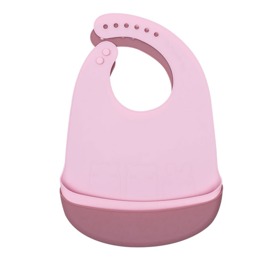 WE MIGHT BE TINY - Catchie Bib | Dusty Rose + Powder Pink (2PK)