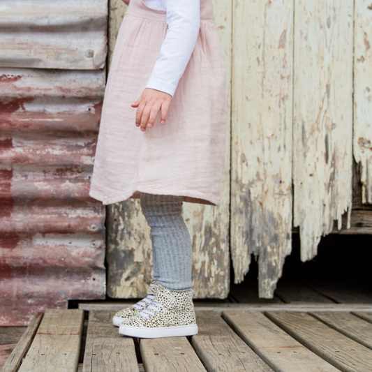 TIKITOT - Brooklyn Snow Leopard Toddler Boots