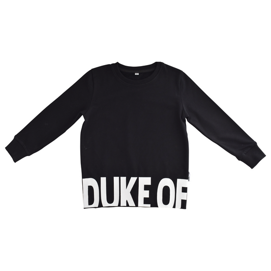 DUKE OF LONDON - Crew Top | Black Base Line