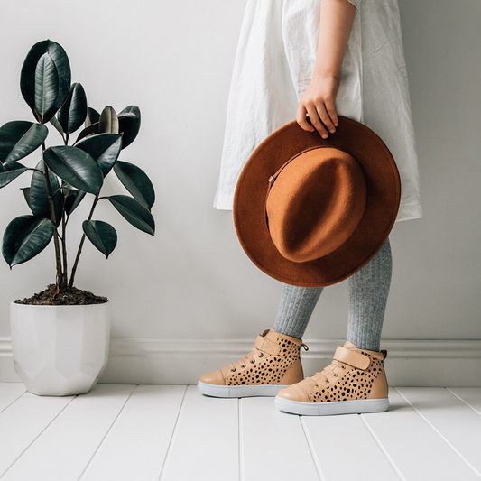 TIKITOT - Brooklyn Camel Spot Toddler Boots