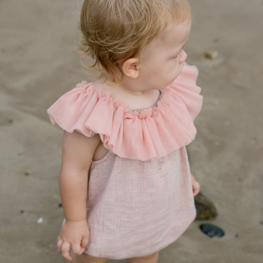 DUKES + DUCHESSES APPAREL - Musk Pink Playsuit