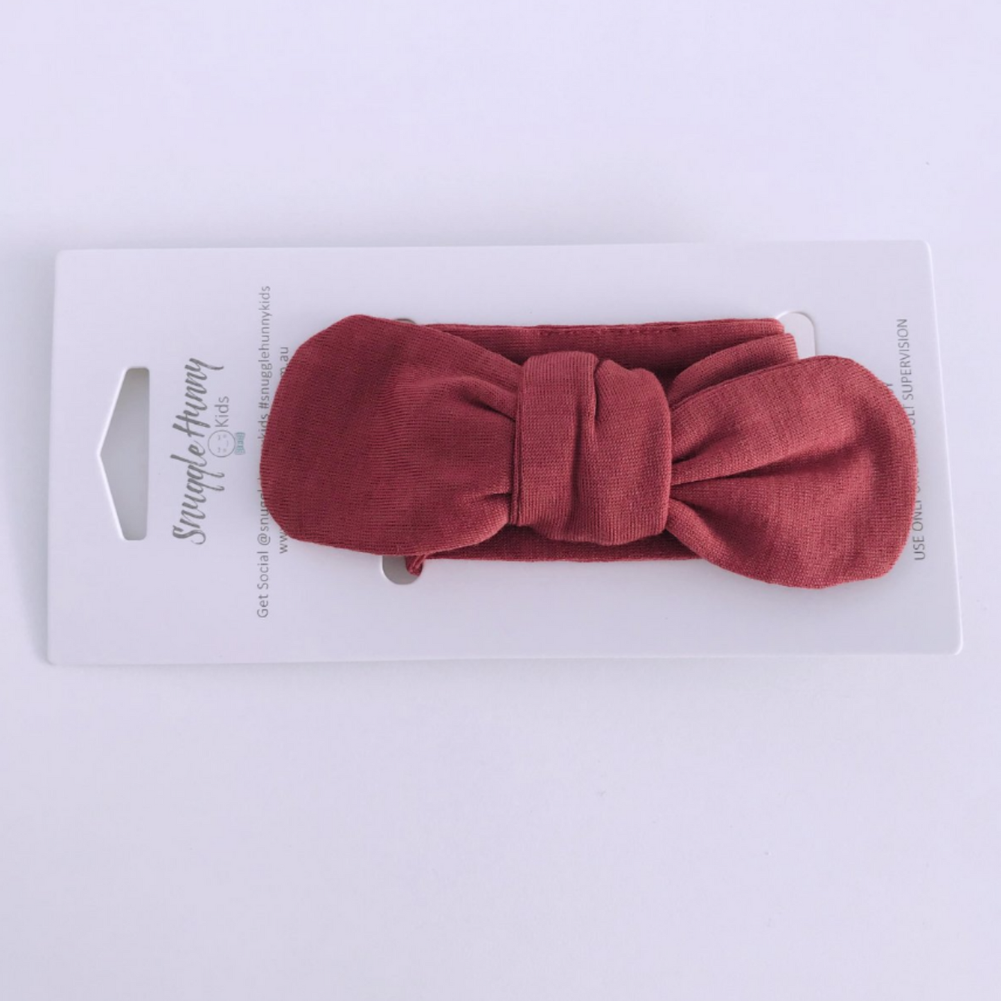 SNUGGLE HUNNY - Topknot Headband | Deep Rust
