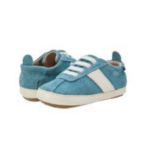 OLD SOLES - Vintage Bambini | Blue Sky / Suede / White