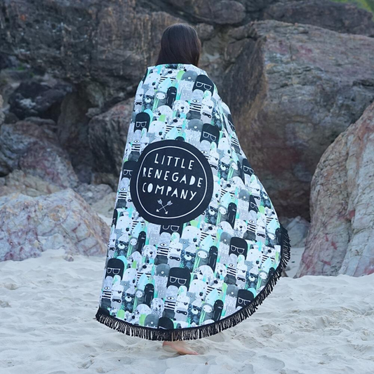 LITTLE RENEGADE COMPANY - Bears and Beasties Round Towel