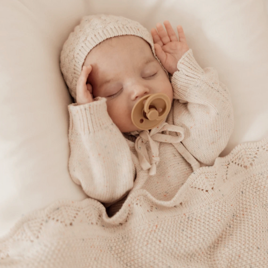 ZIGGY LOU - Heirloom Bonnet | Oatmeal Fleck