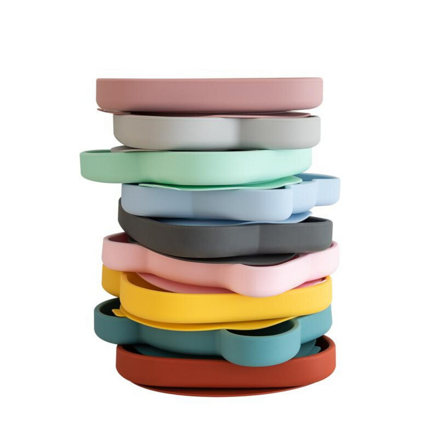 WE MIGHT BE TINY - Cat Stickie Plate | Powder Blue