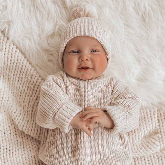 ZIGGY LOU - Jumper | Oatmeal Fleck