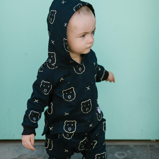DUKES + DUCHESSES APPAREL - Bear Long Sleeve Hoody