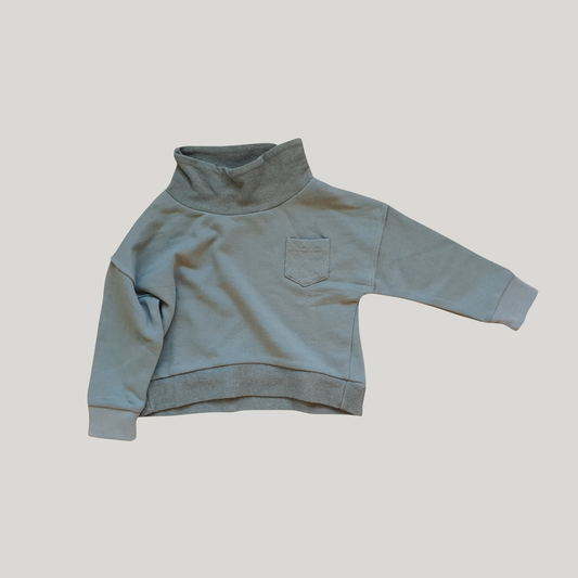 SUSUKOSHI - CozyWear Funnel Neck Pullover Dusk