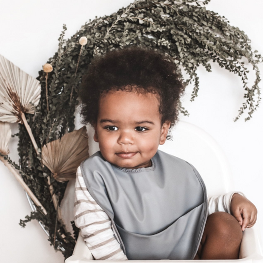 SNUGGLE HUNNY - Snuggle Bib Waterproof | Grey