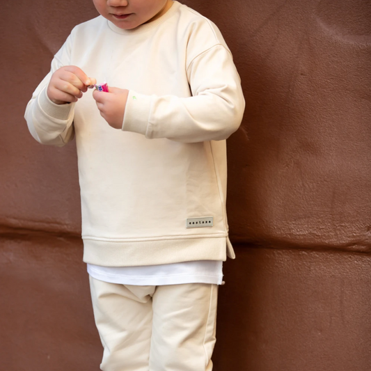 EASTAXE - Crew Decoy Jumper | Beige