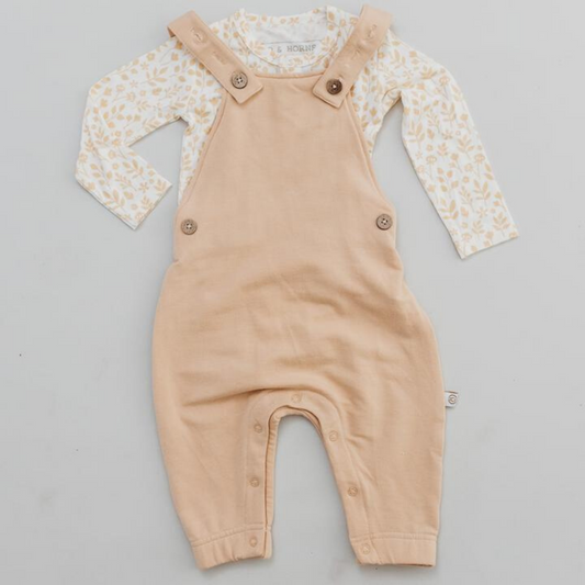 HALO & HORNS - Scout Overalls Bamboo French Terry | Wheat