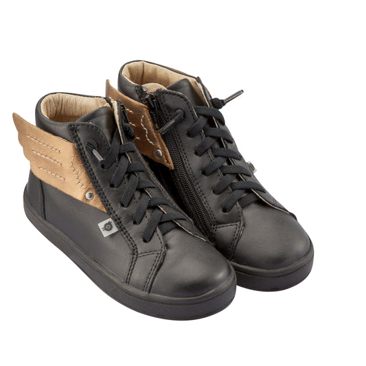 OLD SOLES - Local Wings | Black / Old Gold
