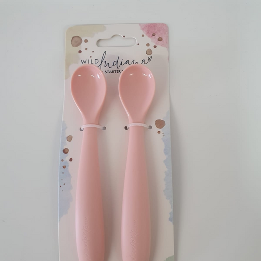 WILD INDIANA - Silicone Spoon Set 2pk | Blush