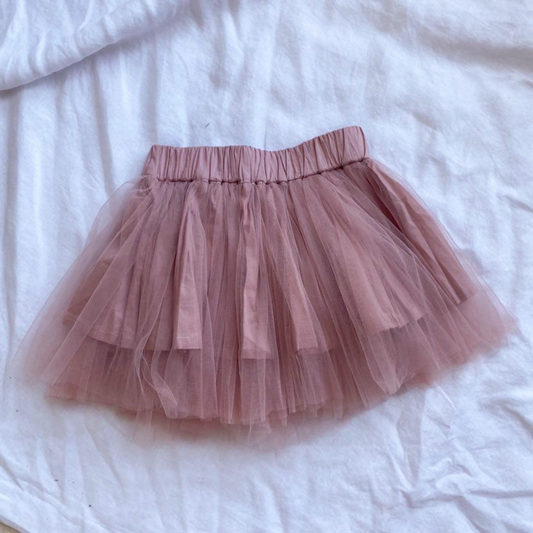 DUKES + DUCHESSES APPAREL - Musk Pink Tulle Skirt