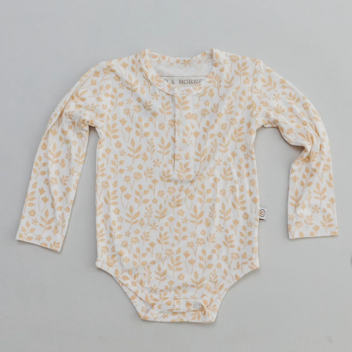 HALO & HORNS - Long Sleeve Onesie | Meadow