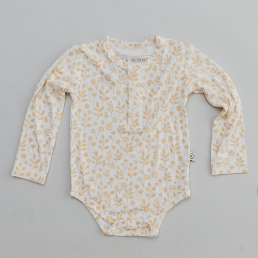 HALO & HORNS - Long Sleeve Onesie | Meadow