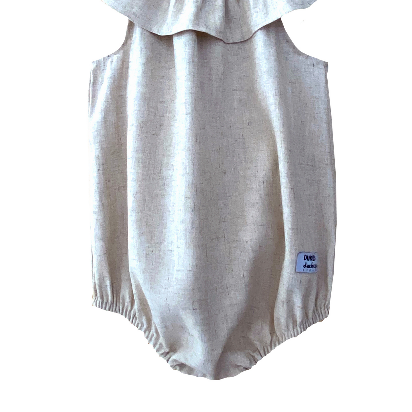 DUKES + DUCHESSES APPAREL - Sand Ruffle Sleeve Playsuit