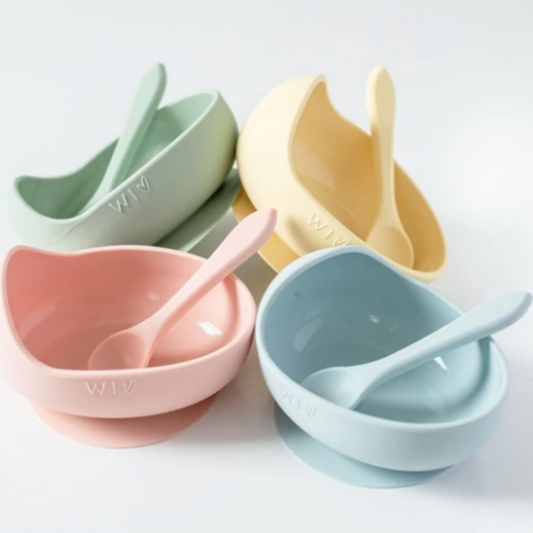 WILD INDIANA - Silicone Bowl Set | Duck Egg Blue