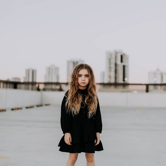 DUKE OF LONDON - Long Sleeve Dress | Black