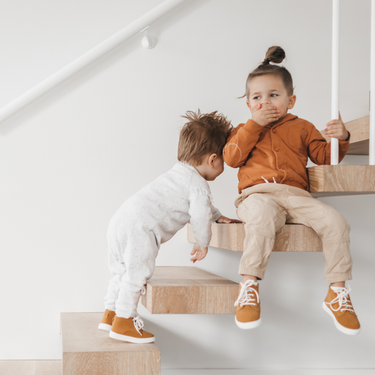 WILD CHASE - Mustard | Gelato Suede Leather Sneaker