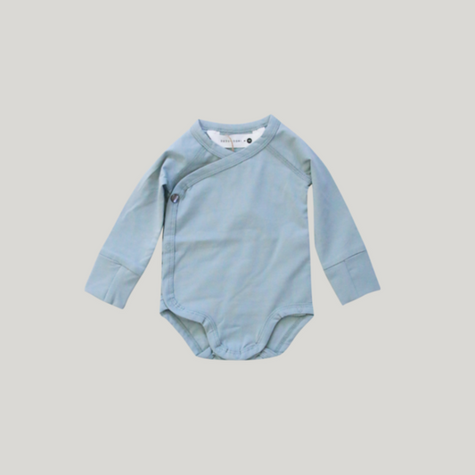 SUSUKOSHI - Kimono Bodysuit. L/S Dusk