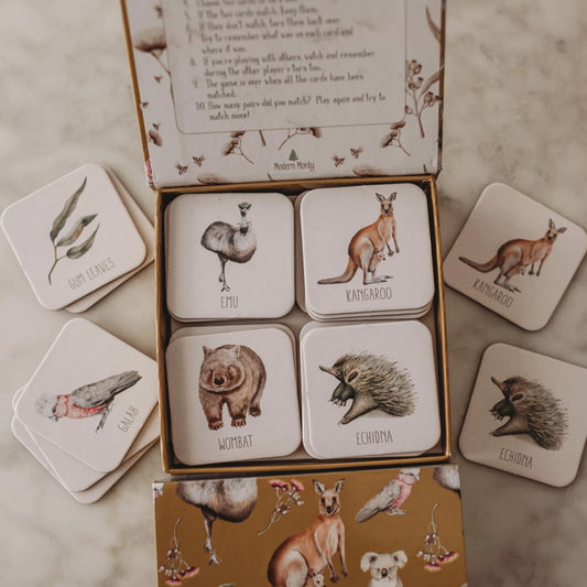 MODERN MONTY - Australia Memory Card Game