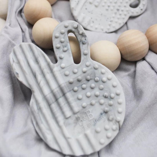 ONE CHEW THREE - BUNNY Silicone Teething Disc