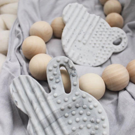 ONE CHEW THREE - BEAR Silicone Teething Disc