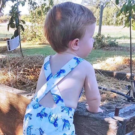 NURA - Turtle Bobby Playsuit