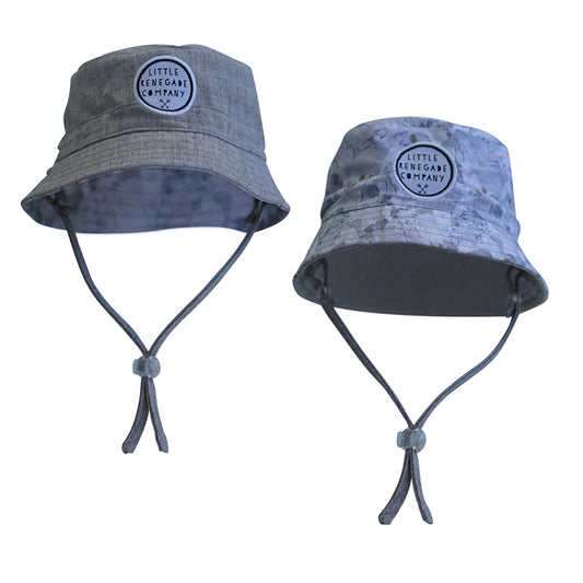 LITTLE RENEGADE COMPANY - Snowday Reversible Bucket Hat MAXI