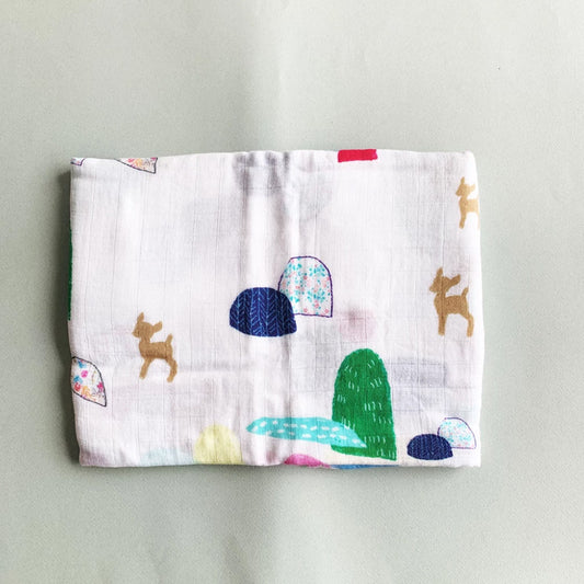 SUKI MCMASTER - XL Bamboo Muslin Swaddle | Deer